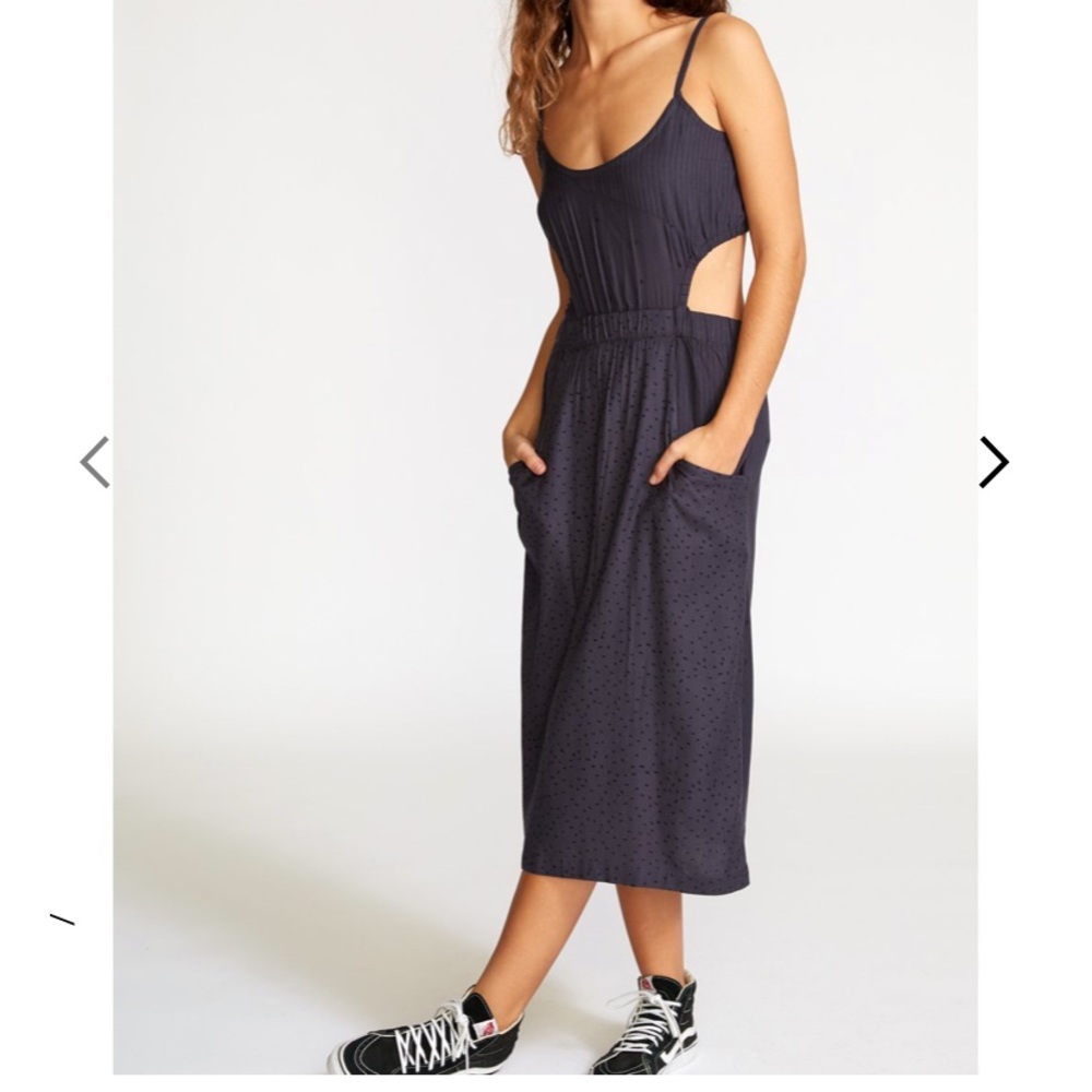 RVCA Lidia Cutout Midi Dress